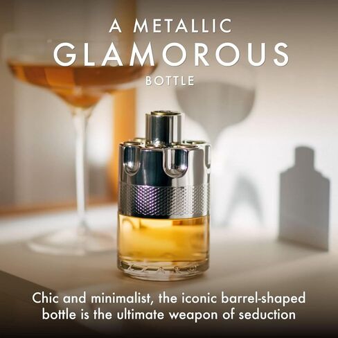 Azzaro Wanted Eau de Toilette - Vibrant & Irresistible Mens Cologne - Woody, Citrus & Spicy Fragrance - Fresh Notes of Cardamom, Lemon, Vetiver - Everyday Wear - Luxury Perfumes for Men in Saudi Arabia