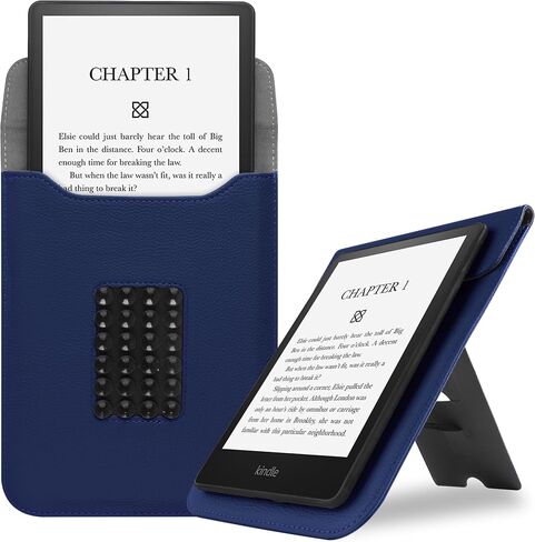 Sleeve Case Bag for 6.8 inch Paperwhite 11th Generation 2021,Protective Cover Pouch with Silicone Suction Cup and Multi-Angle Stand for 6.8" eReaders-Black in Saudi Arabia