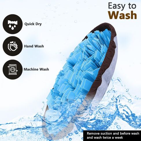 Snuffle Mat for Dogs - Adjustable Sniff Mat for Small & Large Dogs, Interactive Sniff Mat for Slow Eating & Keep Busy, Encourages Natural Foraging Skills for Dogs, Dog Treat Dispenser for In & Out use in Saudi Arabia