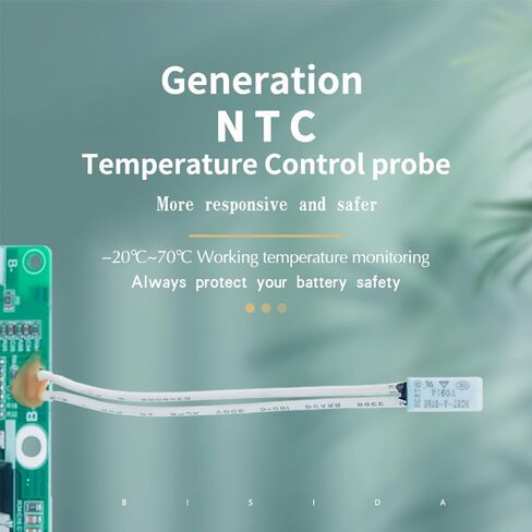 لوح حماية ليثيوم أيون 20S BMS 72V مع سلك توازن وNTC، منفذ مشترك، حماية متعددة، نظام إدارة البطارية لتخزين الطاقة الشمسية حزمة بطارية ليثيوم أيون (20S 72V 30A) in Kuwait