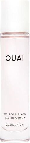 OUAI Melrose Place Eau de Parfum حجم السفر - عطر نسائي أنيق للارتداء اليومي - رائحة الزهور المنعشة تحتوي على روائح الشمبانيا والبرغموت والورد مع لمحات رقيقة من خشب الأرز والليتشي (.34 أونصة) in Saudi Arabia