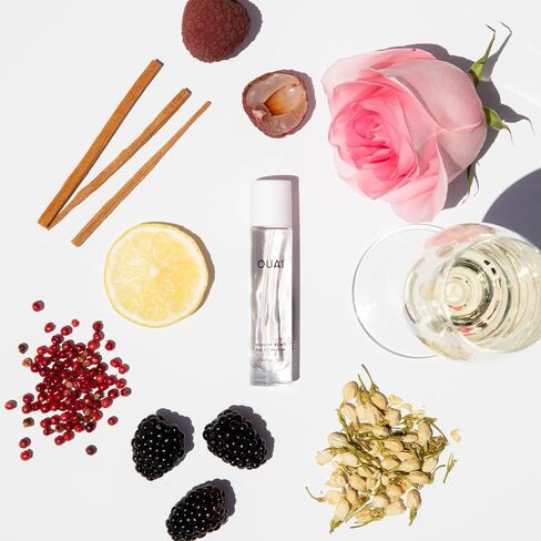 OUAI Melrose Place Eau de Parfum حجم السفر - عطر نسائي أنيق للارتداء اليومي - رائحة الزهور المنعشة تحتوي على روائح الشمبانيا والبرغموت والورد مع لمحات رقيقة من خشب الأرز والليتشي (.34 أونصة) in Saudi Arabia