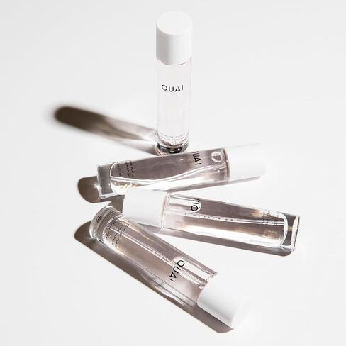 OUAI Melrose Place Eau de Parfum حجم السفر - عطر نسائي أنيق للارتداء اليومي - رائحة الزهور المنعشة تحتوي على روائح الشمبانيا والبرغموت والورد مع لمحات رقيقة من خشب الأرز والليتشي (.34 أونصة) in Saudi Arabia