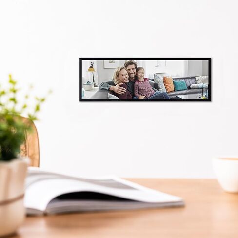 إطار ملصق eletecpro مقاس 10 × 18 إطار صورة أسود مع 4 شرائط قابلة للفصل ديكور جداري خفيف الوزن للتعليق أفقيًا وعموديًا لملصق الفيلم الفني in Saudi Arabia