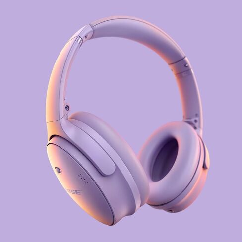 Bose QuietComfort Headphones - Wireless Bluetooth Headphones, Active Over Ear Noise Cancelling and Mic, USB-C Charging, Deep Bass, Up to 24 Hours of Playtime, Black in Kuwait