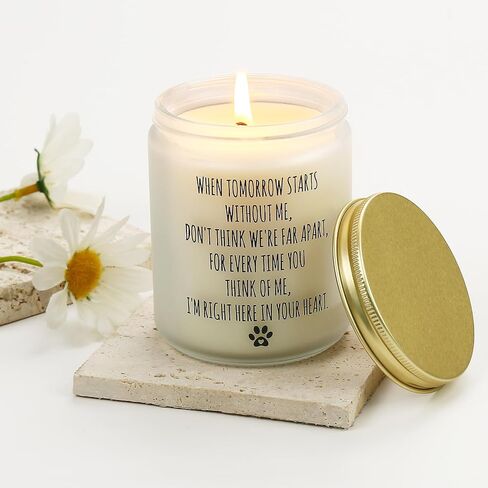 Pet Memorial Candle, Dog Memorial Gifts, Pet Loss, Pet Sympathy, Dogs and Cats Passing Away, Thoughtful Pet Remembrance, Bereavement Gifts in Saudi Arabia