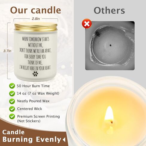 Pet Memorial Candle, Dog Memorial Gifts, Pet Loss, Pet Sympathy, Dogs and Cats Passing Away, Thoughtful Pet Remembrance, Bereavement Gifts in Saudi Arabia