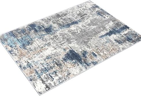 LUXE WEAVERS مجموعة Euston 7679 رمادي 8x10 سجادة منطقة مجردة in Kuwait