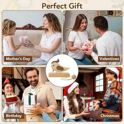 جرس باب نقار الخشب الإبداعي المصنوع يدويًا، جرس باب نقار الخشب، مطرقة باب نقار الخشب، مشغلات مطرقة باب نقار الخشب، جرس باب ميكانيكي خشبي مثير للاهتمام لجميع أنواع الأبواب in Kuwait