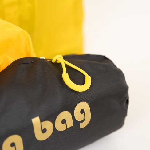 Shopping bags for groceries,10 large washable reusable grocery bags in a compact capsule with a click and carry clip. in Saudi Arabia