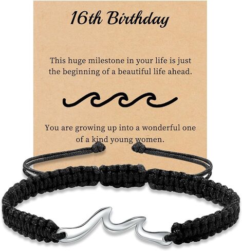 Birthday Gifts for Women Men Handmade Bracelets Wave Bracelet 19 Year Old Girl Birthday Gifts Friendship Gifts for Women Sister in Saudi Arabia