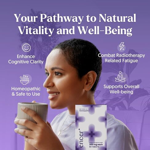 encer Homeopathic Medicine for Radiotherapy Patients, Natural Energy Supplement, Focus Supplement for Vitality Enhancement, 120 Count, Pack of 2 in Saudi Arabia