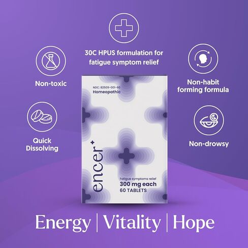 encer Homeopathic Medicine for Radiotherapy Patients, Natural Energy Supplement, Focus Supplement for Vitality Enhancement, 120 Count, Pack of 2 in Saudi Arabia