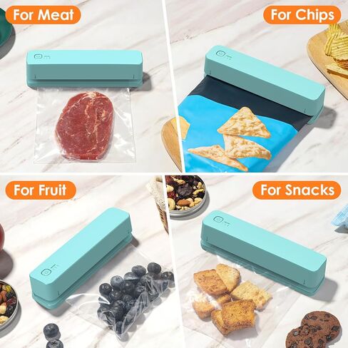 FEPPO حقيبة السدادة، 3000 مللي أمبير قابلة لإعادة الشحن حقيبة صغيرة السدادة مع 6.2 "شريط التدفئة، رقاقة حقيبة السدادة ختم الحرارة المحمولة 3 التروس قابل للتعديل السدادة الحرارية السريعة للرقائق والوجبات الخفيفة الحلوى أكياس تخزين المواد الغذائية in Kuwait