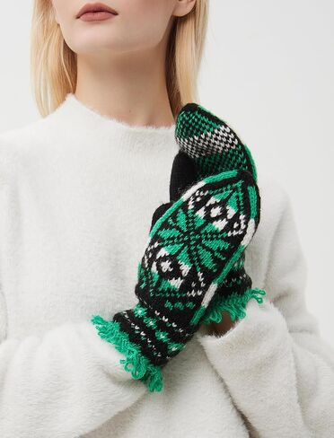 قفازات الشتاء الدافئة للنساء، قفازات ناعمة محبوكة، هدية إكسسوارات الطقس البارد in Kuwait