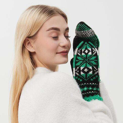 قفازات الشتاء الدافئة للنساء، قفازات ناعمة محبوكة، هدية إكسسوارات الطقس البارد in Kuwait