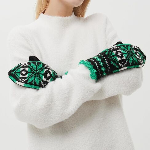 قفازات الشتاء الدافئة للنساء، قفازات ناعمة محبوكة، هدية إكسسوارات الطقس البارد in Kuwait