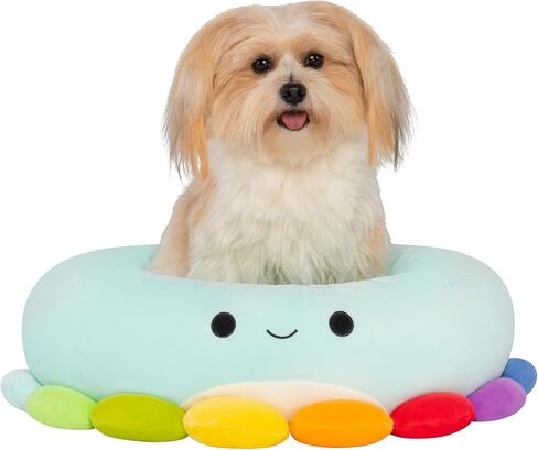 Squishmallows Original 20-Inch Jerrika The Octopus Pet Bed - Small-Sized Ultrasoft Official Plush Pet Bed in Saudi Arabia