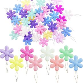40 PCS Needle Threader Set, Flower Shape Colorful Needle Threader Kit Used for Hand Sewing Cross Stitch Repair Clothing, Assorted Colors Designed for Mending Clothes