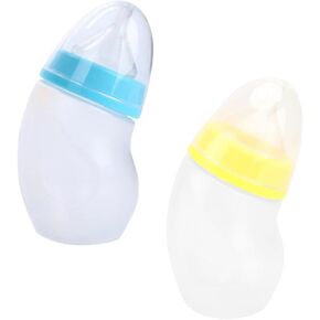 Mipcase Puppy Bottles for Nursing: 2 pcs Puppy Feeding Bottle 180ml Kitten Bottle Reusable Puppy Milk Feeder for Cats Dogs (Random Color)
