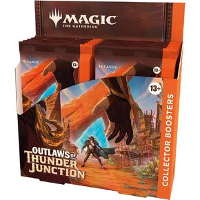 Magic: The Gathering Outlaws of Thunder Junction Collector Booster Box - 12 Packs (180 Magic Cards)