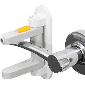 SVD.PET Door Lever Lock (2 Pack) Child Proof Doors & Handles, Prevents Toddlers and Pets from Opening Doors. Unique Difficulty Adjustment, Easy One Hand Operation for Adults.