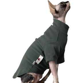Sphynx Cat Clothes Self-Heating Warm Thermal Underwear Hairless Cat Clothes for Sphynx, Devin, Konnis Cat (XS)
