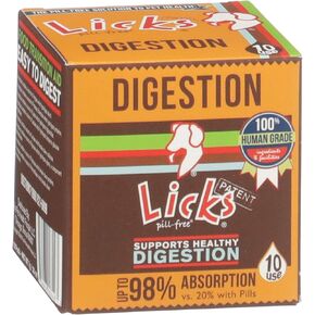 Dog Digestion - Dog Gut Health and Gas Relief - Bloating Relief and Digestion Supplement for Dogs - Dog Health Supplies - Gel Packets - 10 Use