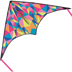 طائرات دلتا الورقية للأطفال من سن 4 إلى 8 سنوات، طائرات ورقية سهلة الطيران على الشاطئ للمبتدئين مع سلسلة طائرات ورقية بطول 262 قدمًا، طائرة ورقية كبيرة للأنشطة والألعاب الخارجية (وردي) in Kuwait