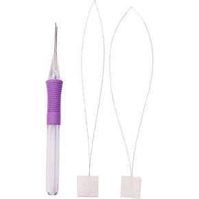 Magic Embroidery Pen Set,Hand Embroidery Punch Needle Embroidery Pen Stitching Punch Needles DIY Point Drill Pen for Home Use for DIY Sewing