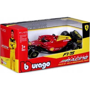 F1-75#16 Charles Leclerc Giallo Modena 2nd Place Formula One F1 Italian GP (2022) "Formula Racing Series 1/43 Diecast Model Car by Bburago 36832CLMZ