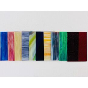 10 أوراق من أوراق Spectrum & Wissmach (4 × 6 بوصات) لأعمال الزجاج الملون والفسيفساء من Crafter’s Best in Kuwait