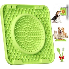 Dog Lick Mats for Large Dogs and Cats,Thicker BPA Free 3 in 1 Lick Mat Crate Training Aid for Puppies,Dog Lick Bowl,Peanut Butter Licking Pads for Dogs Boredom and Anxiety Relief