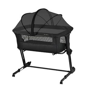 Unilove Hug Me Plus 3-in-1 Baby Bassinet, Bedside Sleeper, Travel Bassinet for Newborn, Airflow Blue