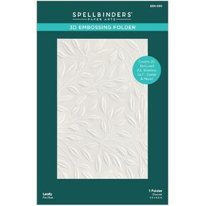 SPELLBINDERS PAPERCRAFTS, INC 3D Embossing Folder Leafy, Opaque