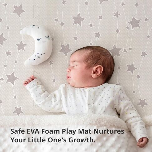 Baby Foam Play Mat, PIGLOG 70"x47" Floor Mats for Kids, Baby Crawling Mat for Baby with Interlocking Floor Tiles, Toddler Play Mat for Indoor and Outdoor, Easy to Clean Playroom Floor Mat, Star in Saudi Arabia