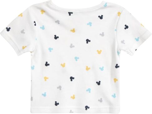 Disney Baby Boys Shorts Set - 2 Piece Spiderman Mickey Mouse Cars Winnie the Pooh Shortall Romper Shirt Short Set (0-3M-24M) in Kuwait
