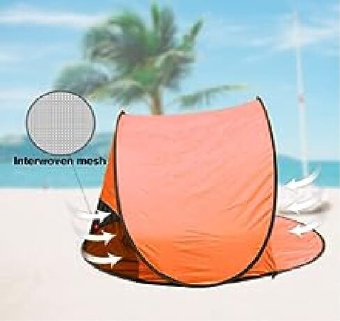 خيمة الشمس المنبثقة التلقائية الفورية المحمولة في الهواء الطلق خيمة الشاطئ كابانا السريعة مأوى الشمس in Kuwait