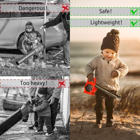 لعبة منفاخ أوراق الشجر للأطفال، سلسلة لعب التظاهر، لعبة منفاخ أوراق الشجر للأطفال التي تعمل حقًا، مجموعة أدوات البستنة للأطفال في الهواء الطلق هدية للأولاد والبنات in Kuwait