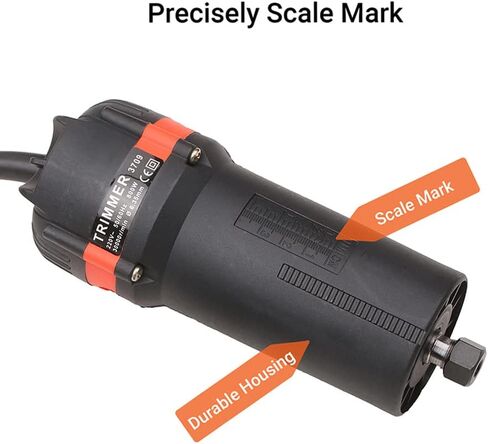 جهاز توجيه الخشب، أداة توجيه Weytoll 800W 30000r/min، جهاز توجيه النخيل، ماكينة تشذيب الخشب، جهاز توجيه مدمج، آلة تشذيب الشق لنجار الخشب مع 15 قطعة قواطع طحن 110 فولت in Kuwait