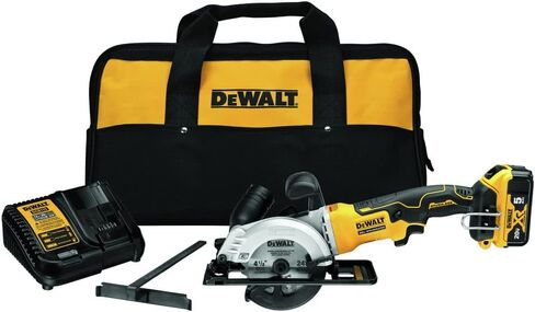 طقم منشار دائري DEWALT ATOMIC 20V MAX*، مقاس 4-1/2 بوصة (DCS571P1) in Saudi Arabia