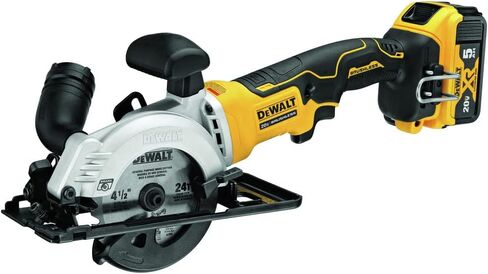 طقم منشار دائري DEWALT ATOMIC 20V MAX*، مقاس 4-1/2 بوصة (DCS571P1) in Saudi Arabia