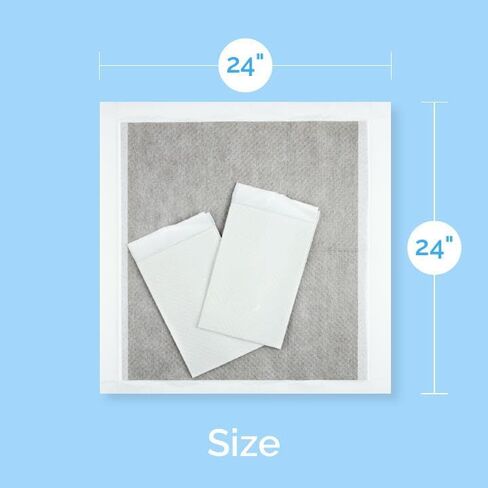 Frens™ Premium Charcoal Pee Pads for Dogs & Cats, 6-Layer, Super-Absorbent, Leak-Proof, 23" x 23" (50 Count) in Saudi Arabia