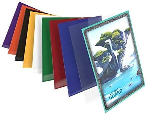 Ultimate Guard أكمام كاتانا باللون الفيروزي غير اللامع مقاس قياسي مقاس قياسي 100 قطعة من أكمام البطاقات حزمة فردية in Kuwait