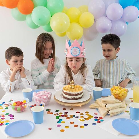 تاج عيد ميلاد يونيكورن بأرقام قابلة للتبديل من 0 إلى 9 وأشكال ذات طابع خاص - BONNYCO | هدايا عيد الميلاد الأول للفتيات، قبعة عيد الميلاد، فتاة تاج عيد الميلاد الأول | تاج يونيكورن للبنات، كرنفال in Kuwait