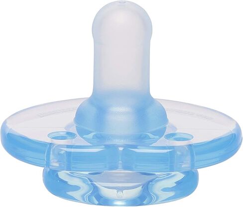 لهايات نوكومز مكونة من 4 قطع - تصميم قطعة واحدة لتقويم الأسنان - سيليكون طبي بنسبة 100% - خالية من البيسفينول A، خالية من اللاتكس، خالية من الفثالات - بديل لهاية باسي بلاشيز (وردي) in Kuwait