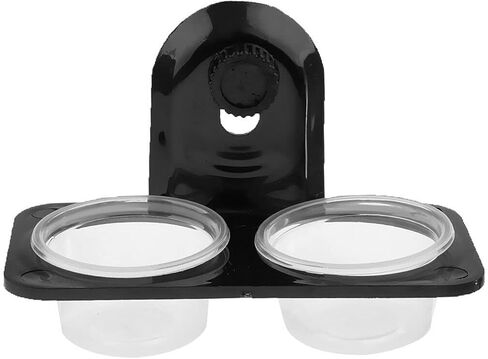 ABS Food Water Tank Dish Bowl Feeding Terrarium Pot Reptile Amphibian Gecko for Reptiles Food and Water Feeding Amphibians Lizards,Spiders,Snake,Frogs and Other Small Animal Pets in Saudi Arabia