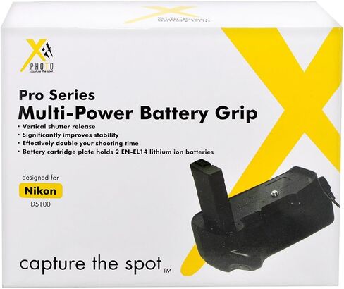 Xit XTCG5DIII Pro Series Battery Power Grip for Canon EOS 5D Mark III Digital SLR Cameras (BG-E11) (Black) in Kuwait