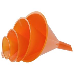 Wekster Wide Mouth Fuel Funnel with Handle - Large Plastic Automotive Funnels, Long Flexible Spout Extension, Removable Mesh Screen Filter for Water, Gasoline, Coolant, Transmission, Engine Oil