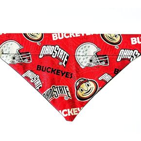 Brutus Buckeye Over the Collar Dog Bandana That Slips onto Their Existing Collar Size Extra Small